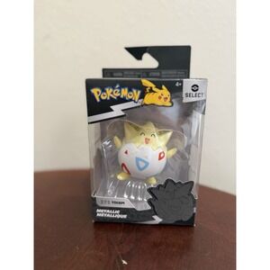 Togepi Pokemon Select Metallic 3" Series 3 Figure NEW jazwares sealed